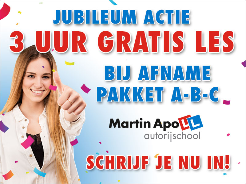 jubileumactie-promo-schrijf-je-in Autorijschool Martin Apoll